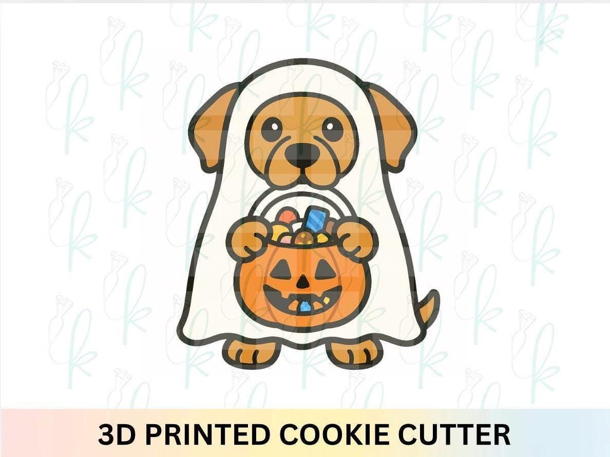 Trick or Treat Dog Cookie Cutter