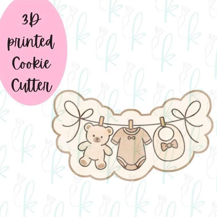 Baby Clothesline Cookie Cutter
