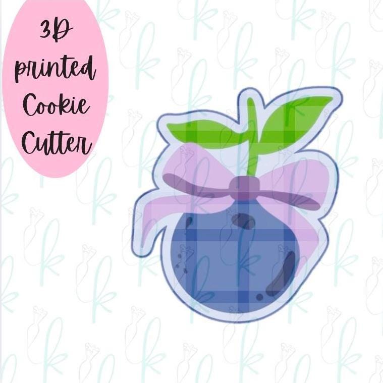Blueberry with Bow Cookie Cutter