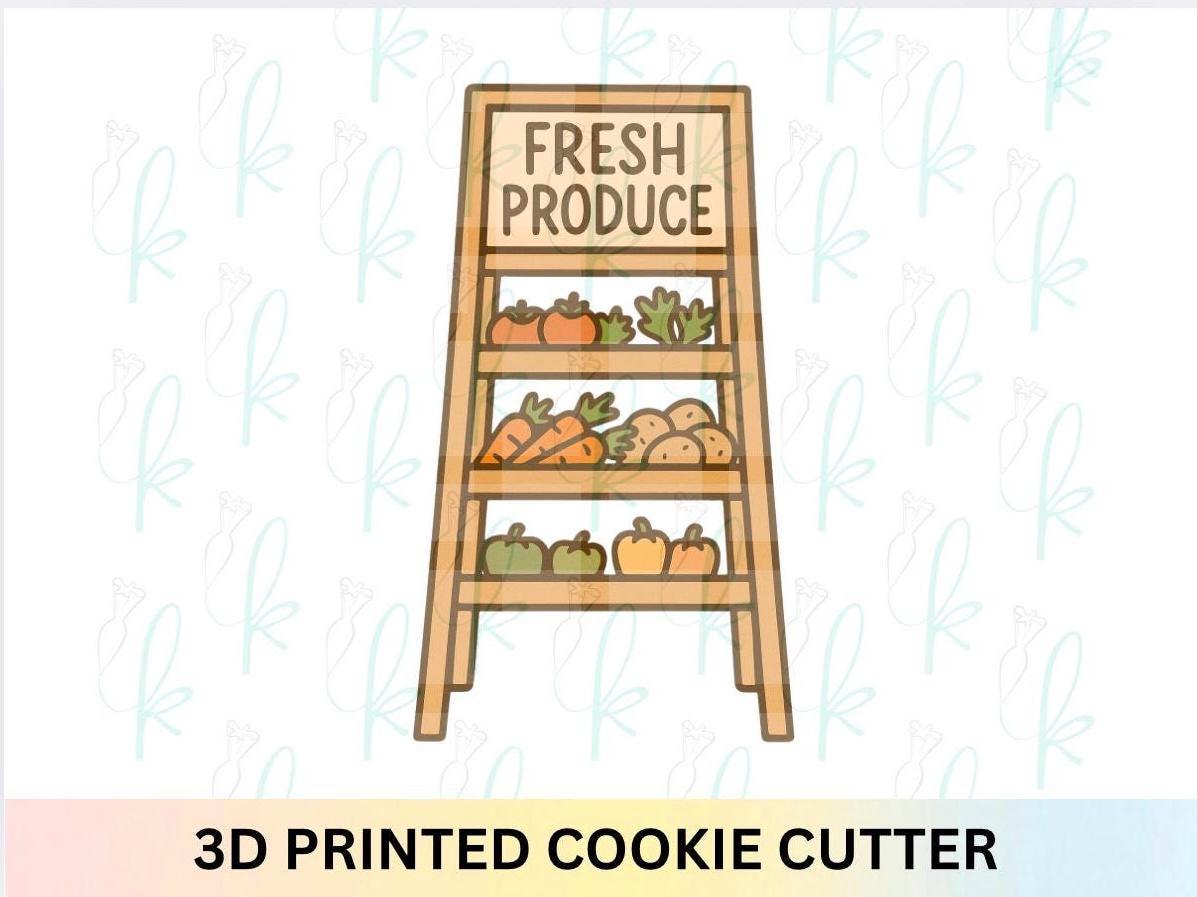 Tall Market Stand Cookie Cutter