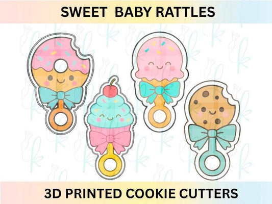 Sweet Baby Rattle Cookie Cutters