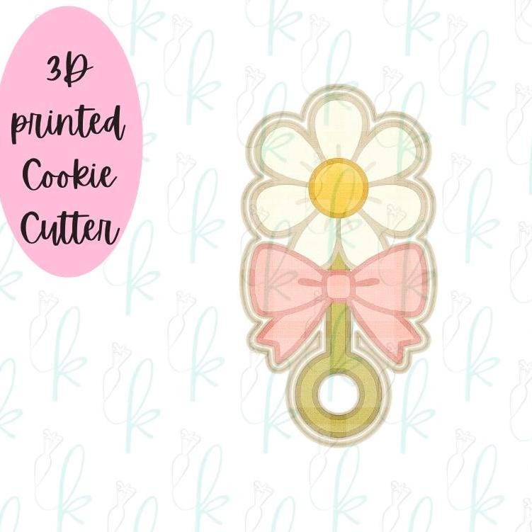 Daisy Rattle Cookie Cutter