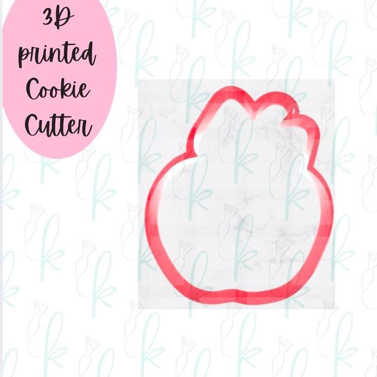 Girly Bow Apple Cookie Cutter
