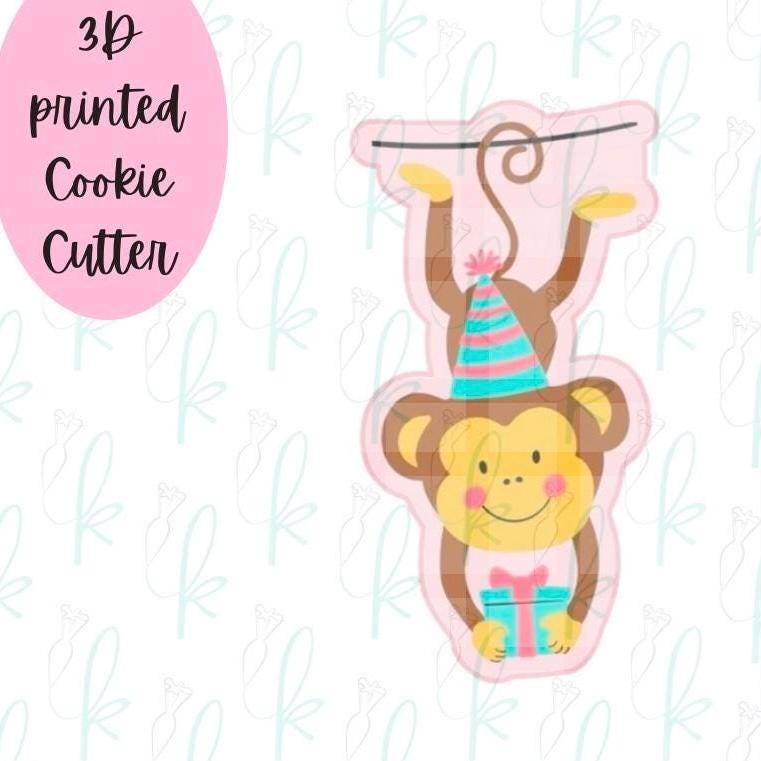 Birthday Monkey Cookie Cutter