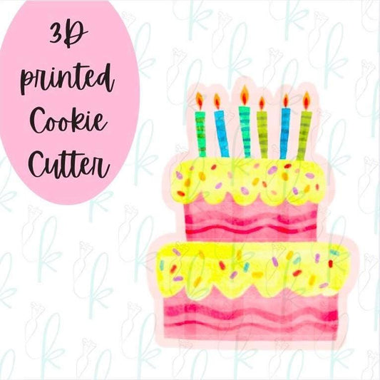 Birthday Cake Cookie Cutter