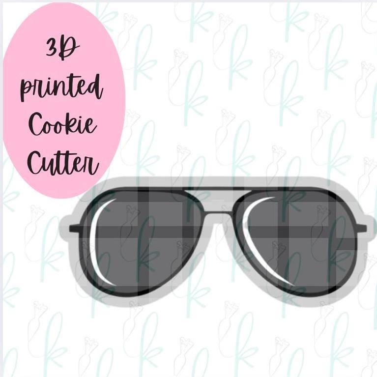 Aviator Sunglasses Cookie Cutter