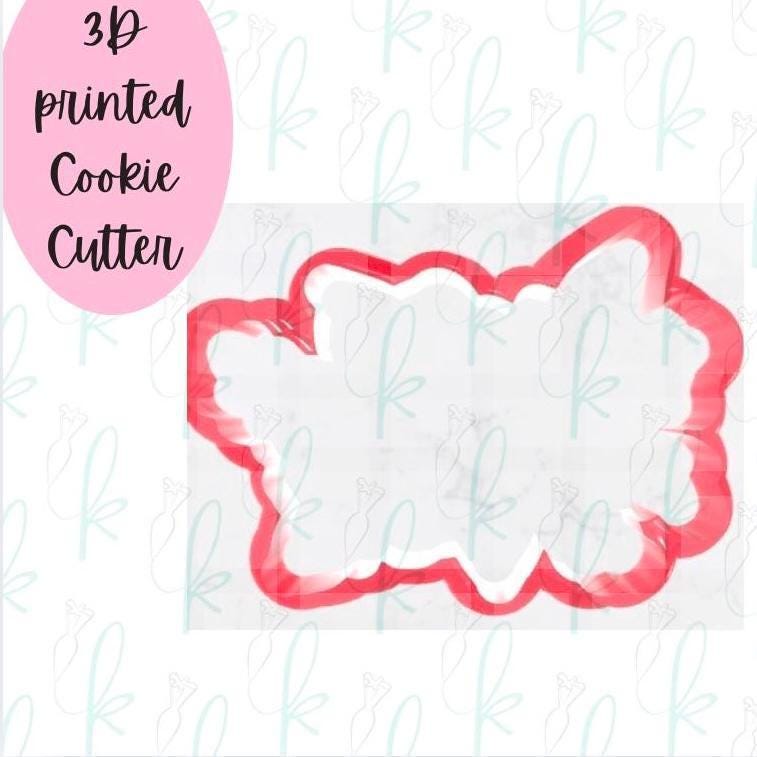 Wildflower Plaque Cookie Cutter
