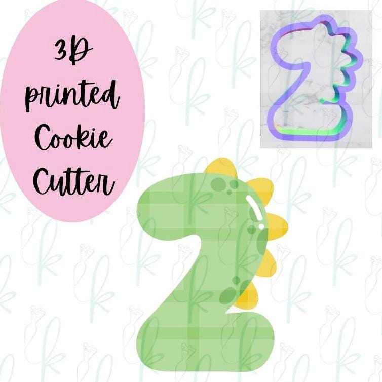 Dino Number Cookie Cutters