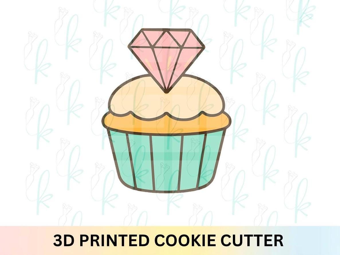 Diamond Cupcake Cookie Cutter