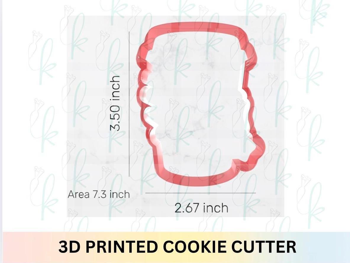 Death Before Decaf - Skeleton Hand Coffee Cup 3D Printed Cookie Cutter