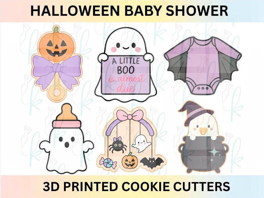 Halloween Baby Shower - Set of 6 Cookie Cutters