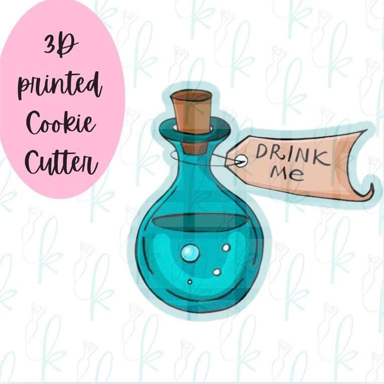 Drink Me Potion Cookie Cutter