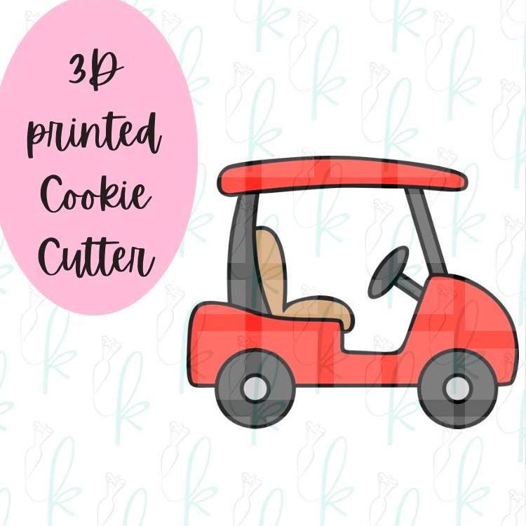 Golf Cart Cookie Cutter