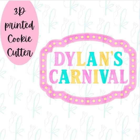 Carnival Lights Plaque Cookie Cutter