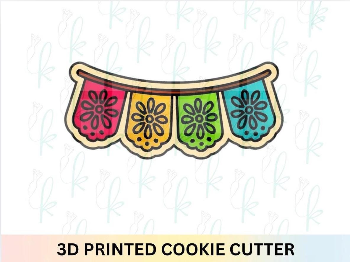 Papel Picado Banner Cookie Cutter