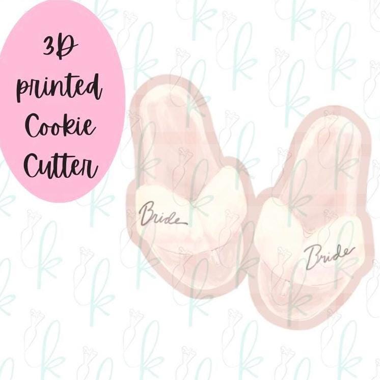 Bride Slippers Cookie Cutter