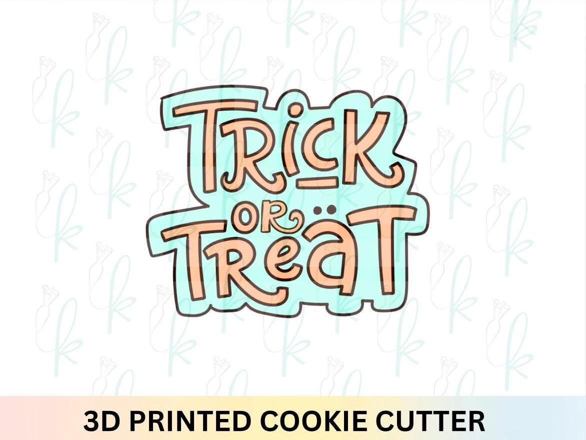 Trick or Treat Plaque Cookie Cutter