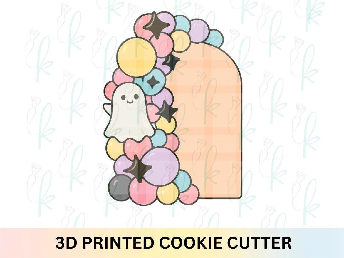 Ghost Balloon Arch Plaque Cookie Cutter