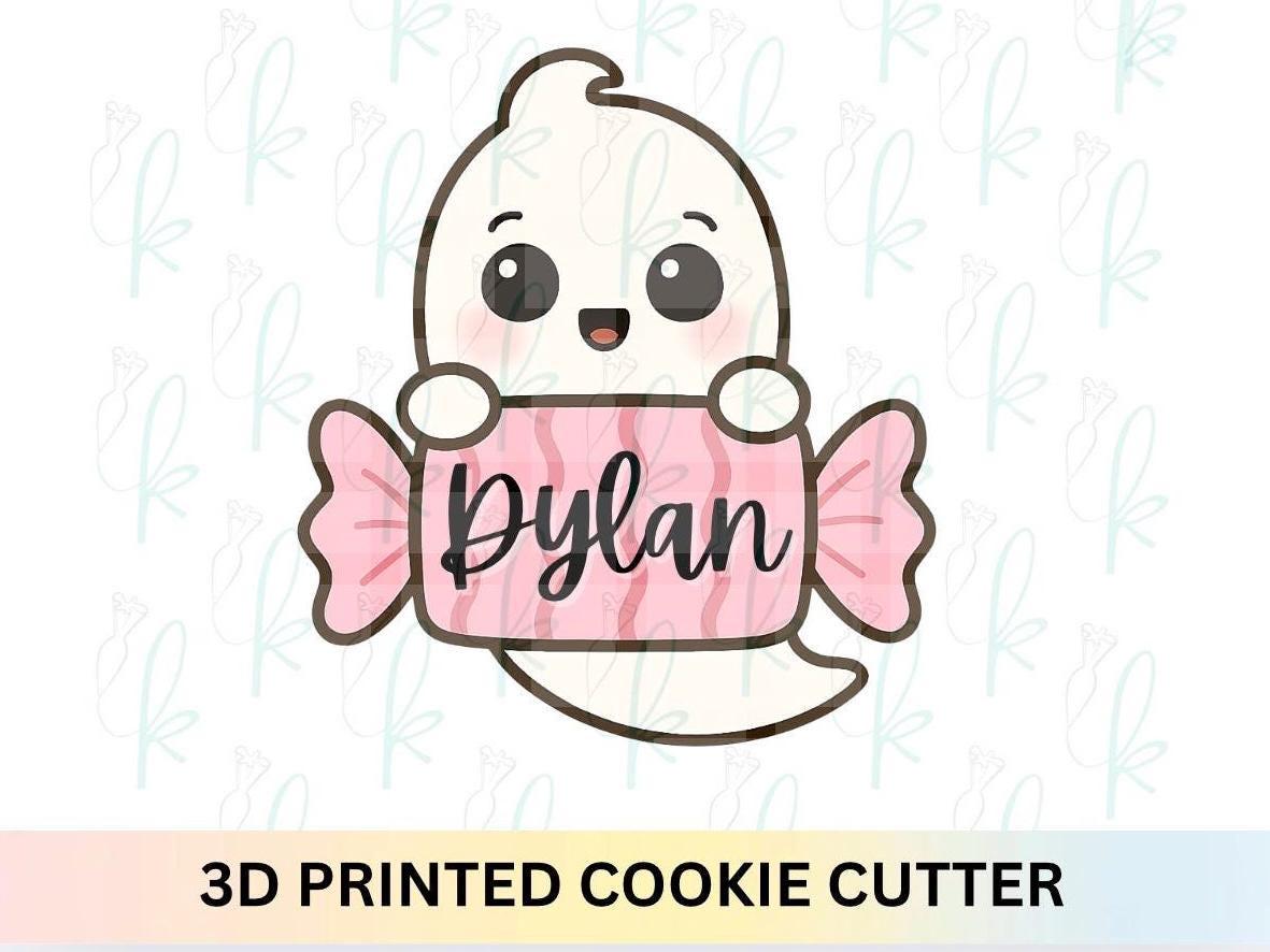 Ghost Candy Plaque Cookie Cutter