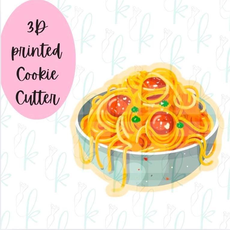 Spaghetti Bowl Cookie Cutter