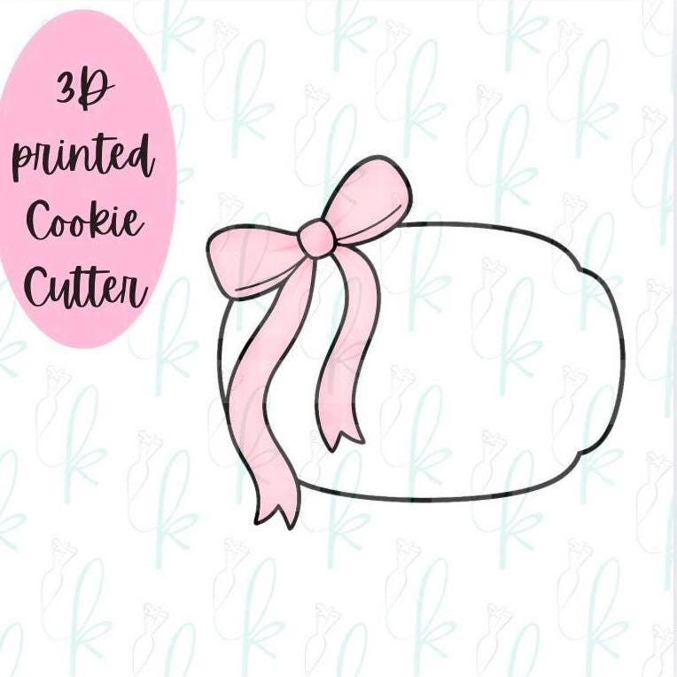 Whimsy Bow Plaque Cookie Cutter