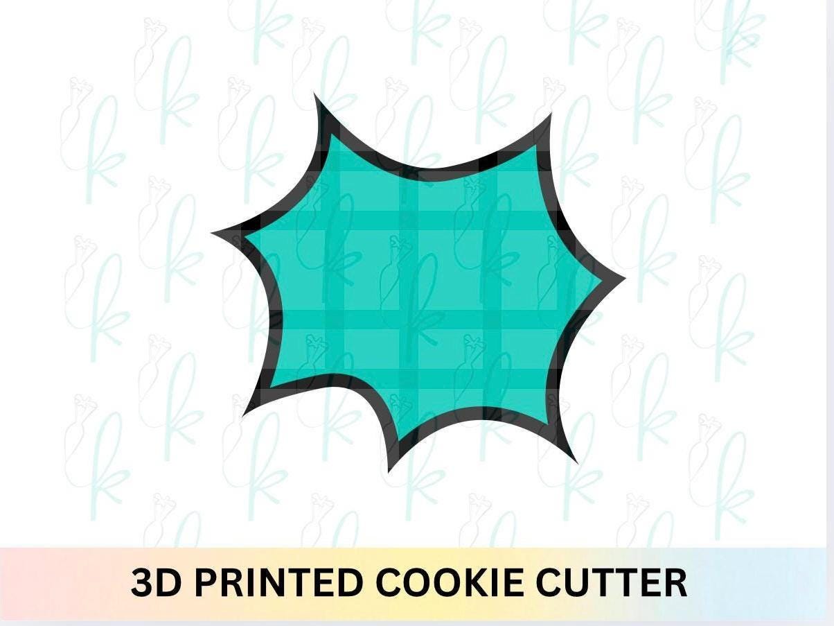 Comic Burst Cookie Cutter