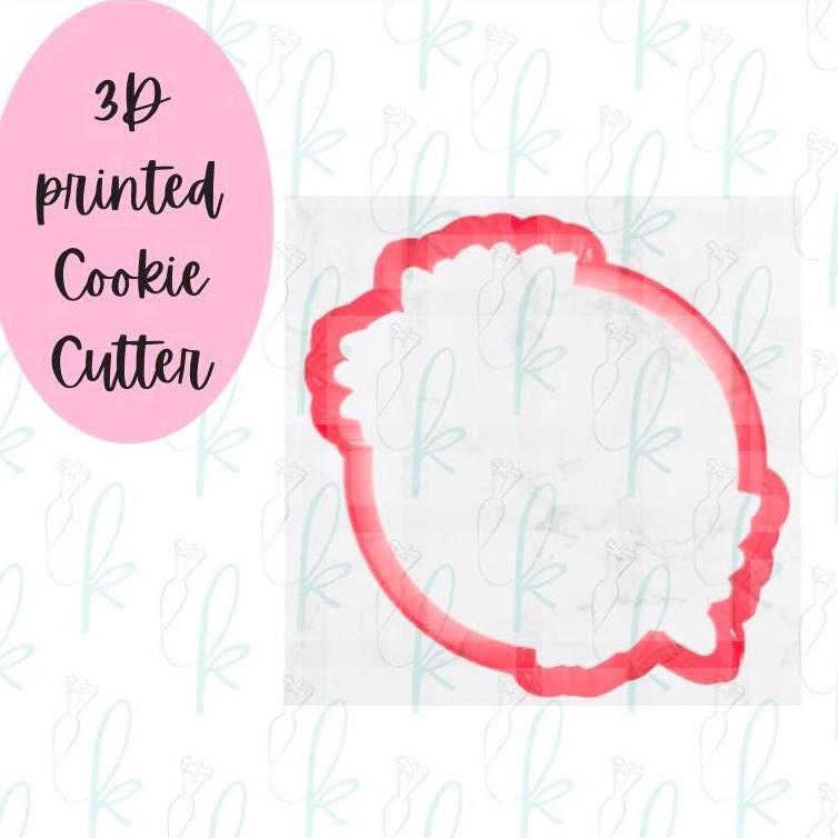 Round Lemon Plaque Cookie Cutter