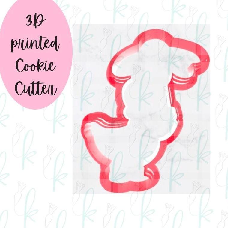 Flower Umbrella Goose Cookie Cutter