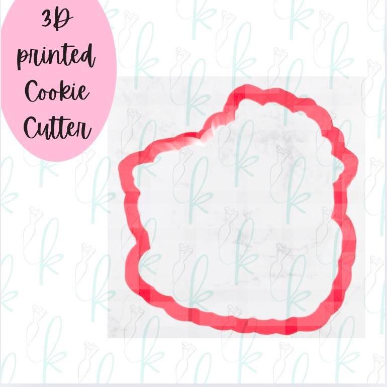 Vintage Cherry Heart Cake Cookie Cutter
