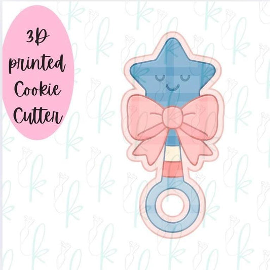 Star Baby Rattle Cookie Cutter