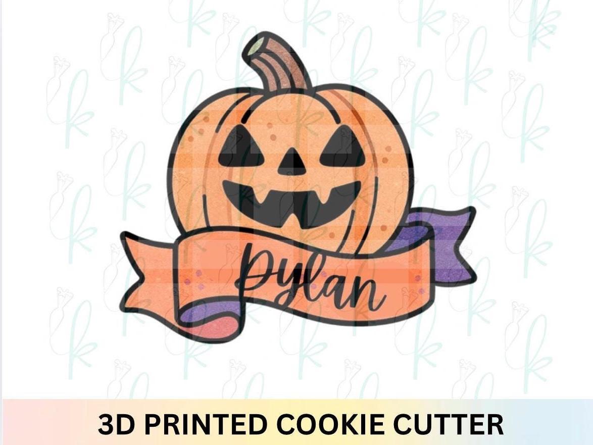 Jack-O-Lantern Banner Plaque Cookie Cutter