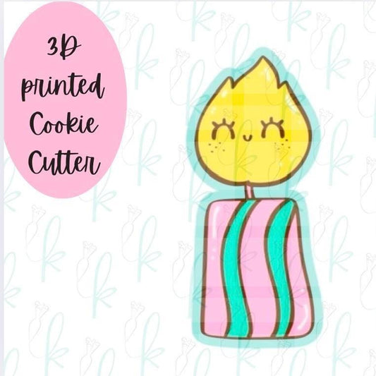 Chunky Birthday Candle Cookie Cutter