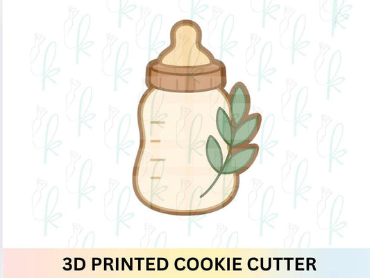 Greenery Baby Bottle Cookie Cutter