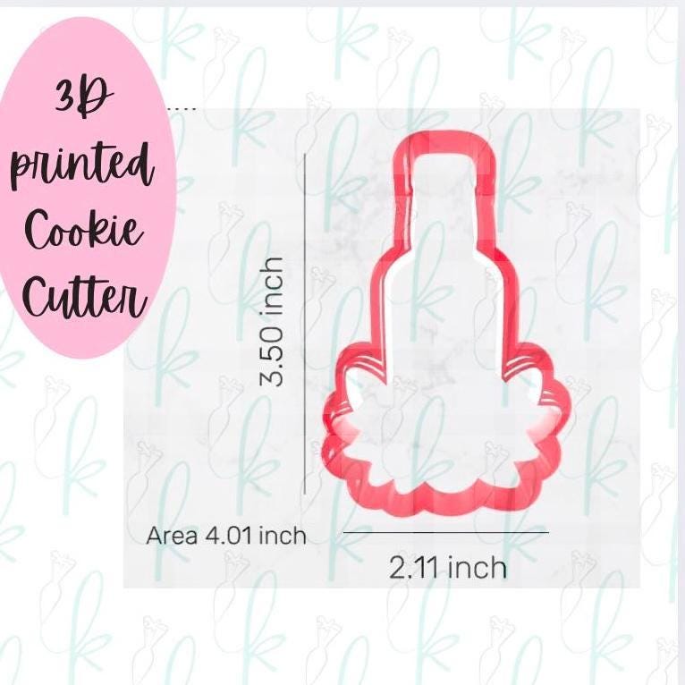 Aperol Bottle with Oranges Cookie Cutter