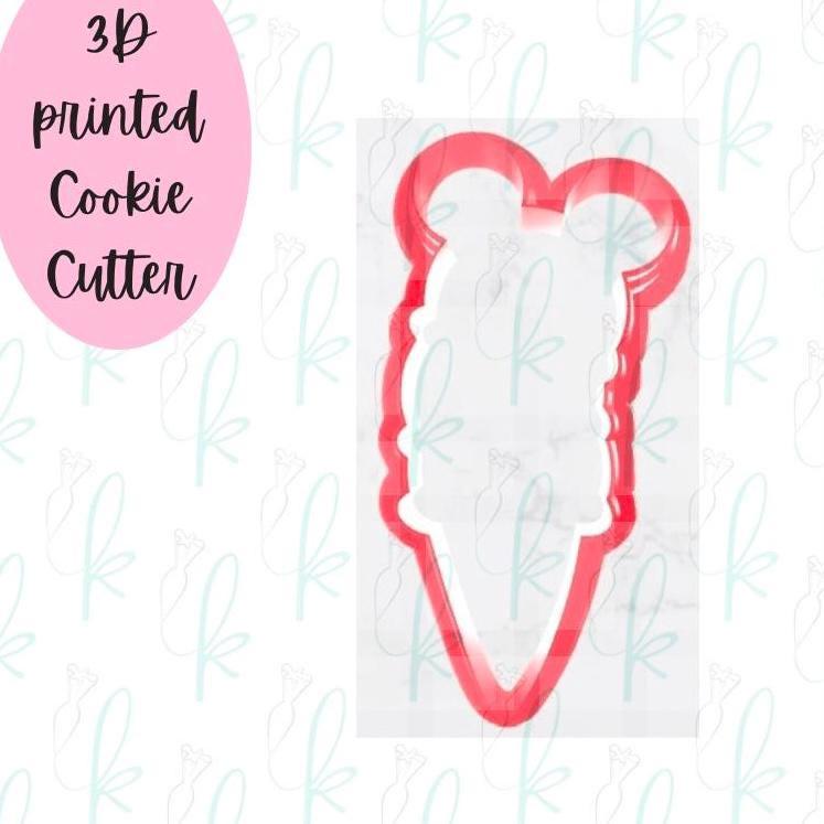Mouse Triple Ice Cream Cone Cookie Cutter