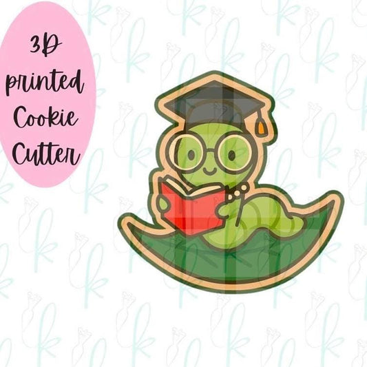 Bookworm Grad Cookie Cutter