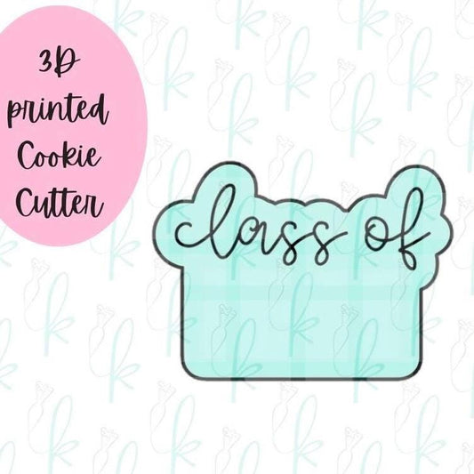 Class of Plaque Cookie Cutter