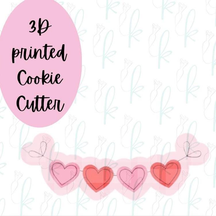 Heart Banner Cookie Cutter