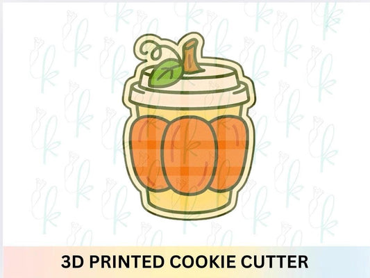 Pumpkin Latte 3D Printed Cookie Cutter