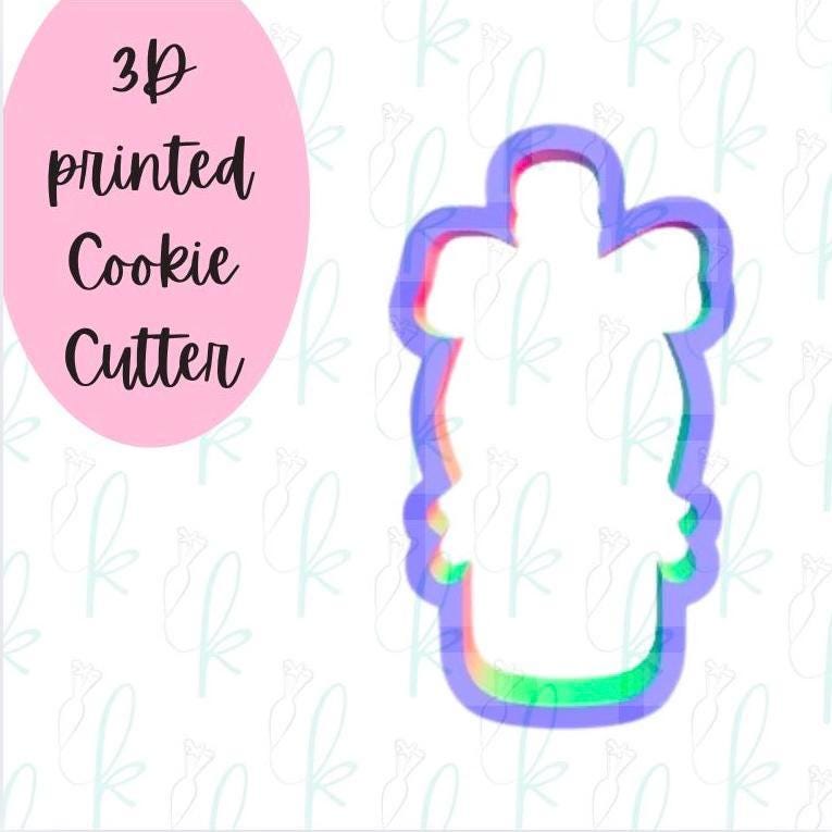 Wine Bottle with Bow Cookie Cutter
