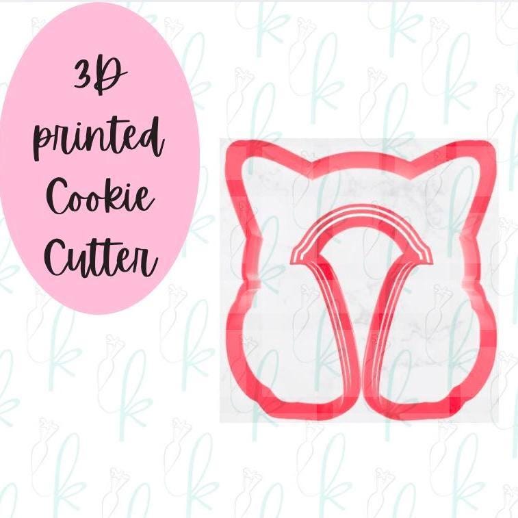 Cat Ear Headphones Cookie Cutter