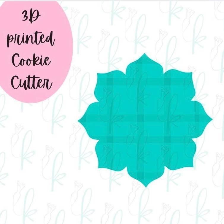 Boho Bloom Plaque Cookie Cutter