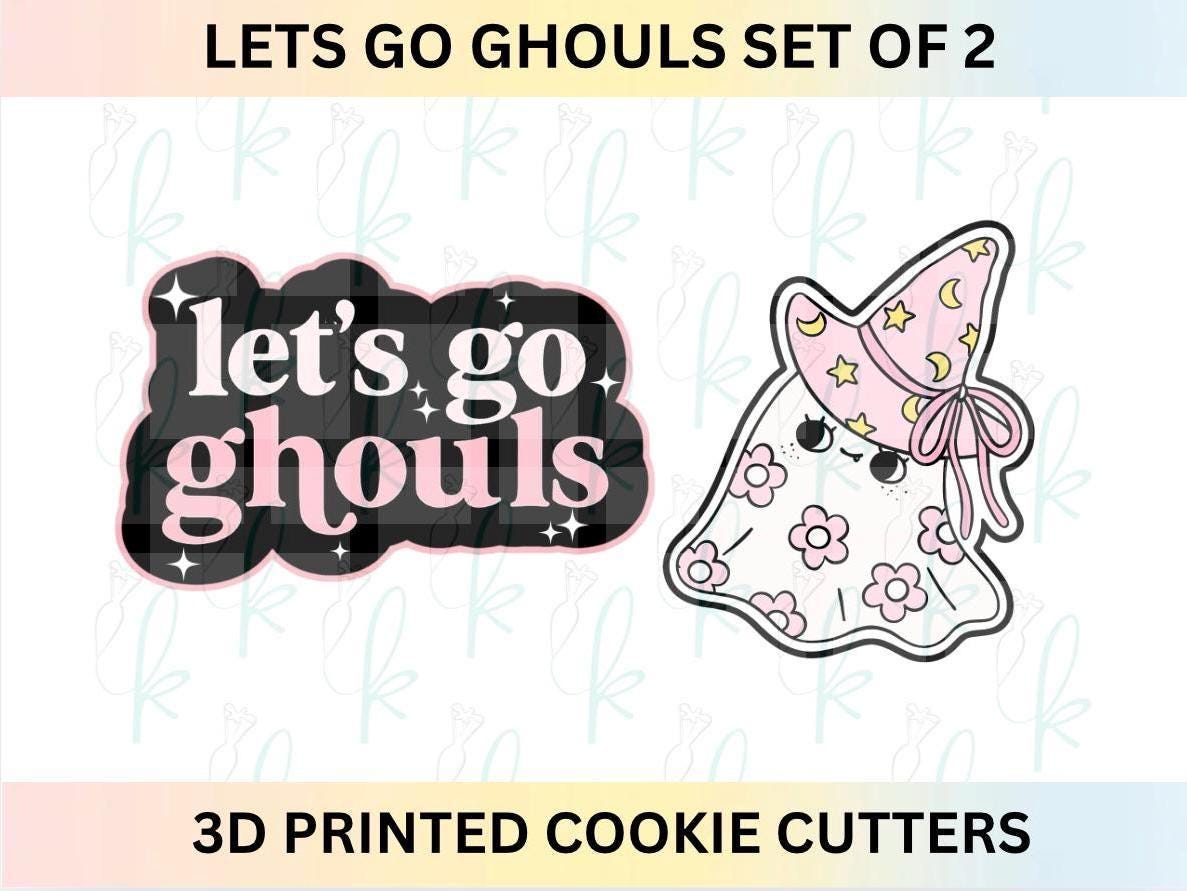 Let’s Go Ghouls - Set of 2 Halloween 3D Printed Cookie Cutters