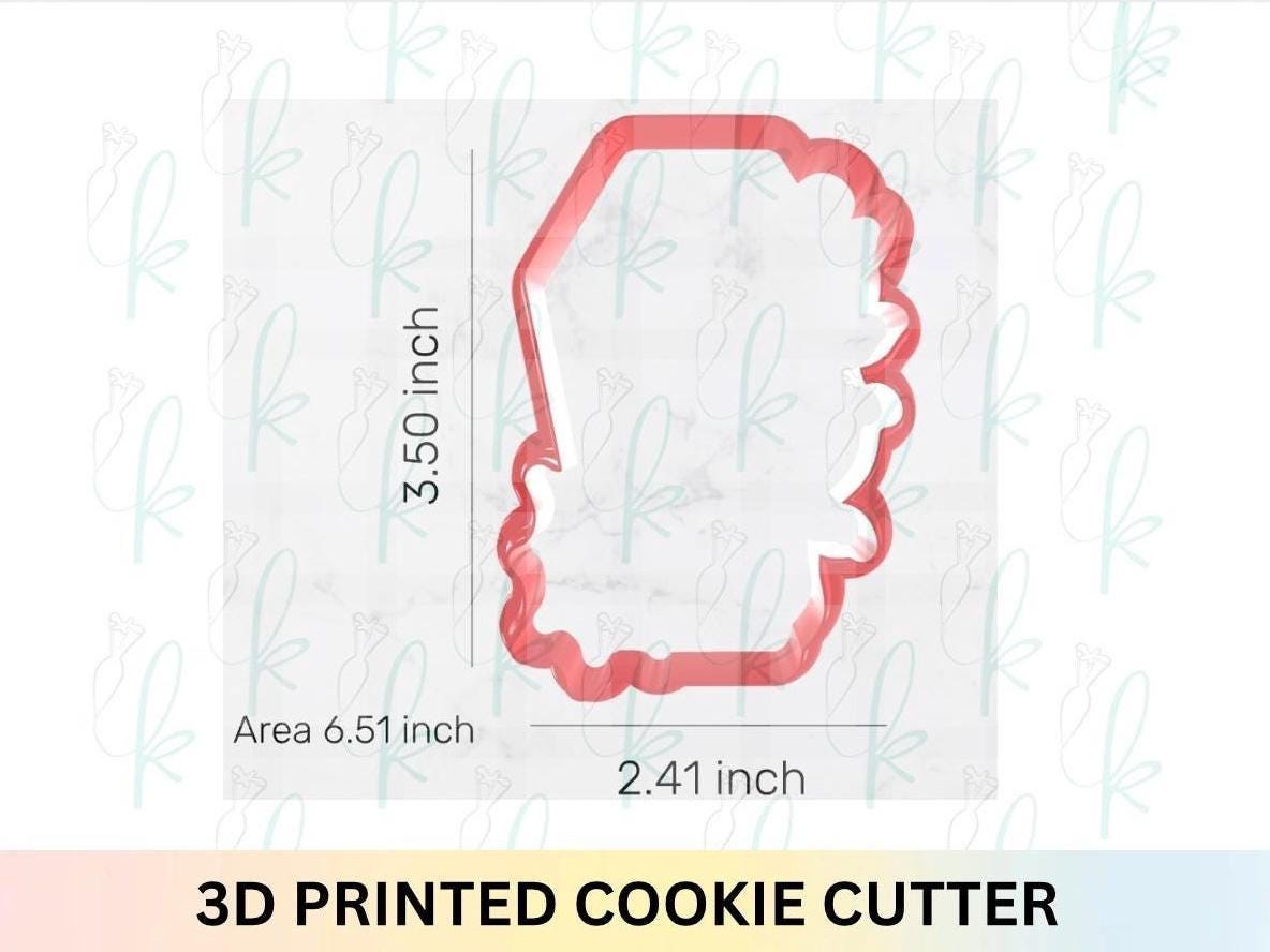 Coffin Plaque Cookie Cutter