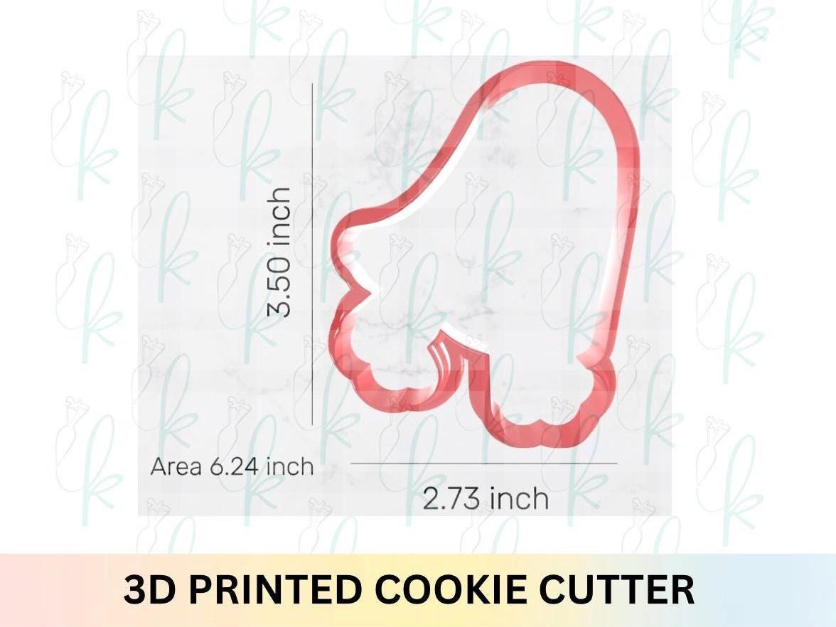 Rollerskate Ghost Cookie Cutter