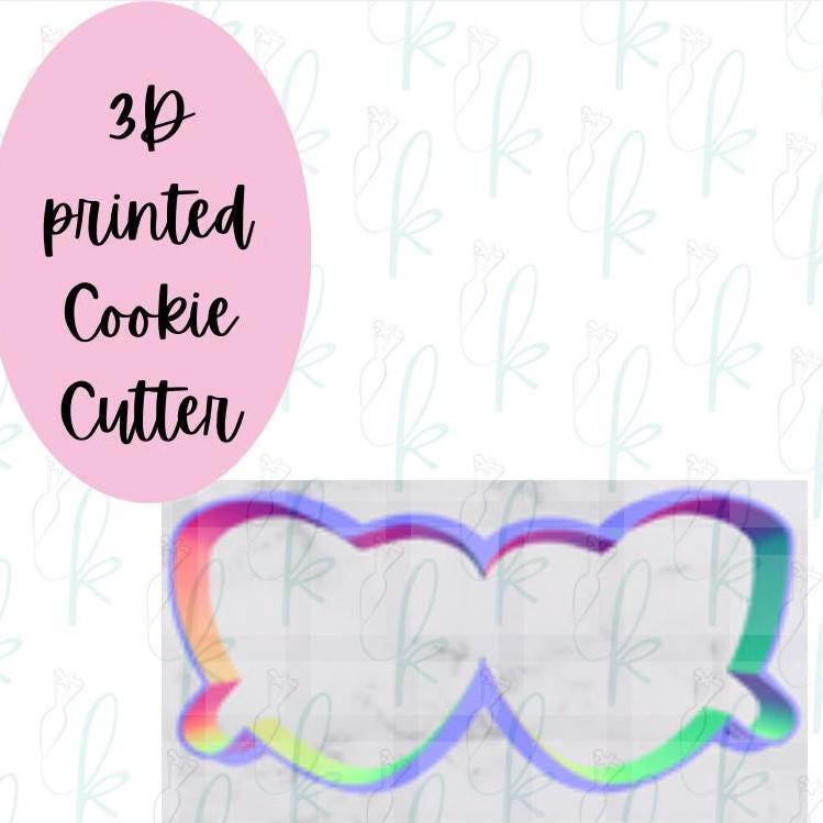 Heart Sunglasses Cookie Cutter