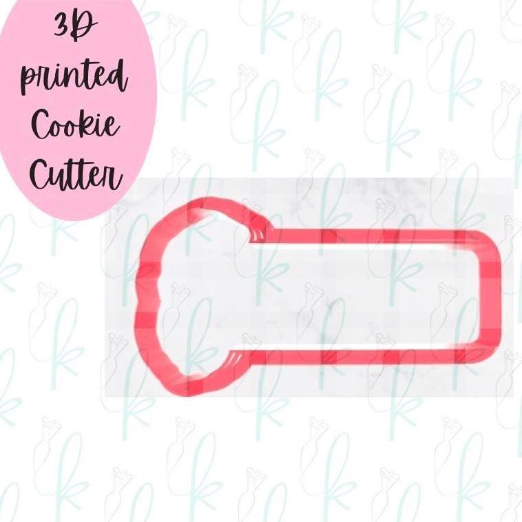 Skinny Hibiscus Plaque Cookie Cutter
