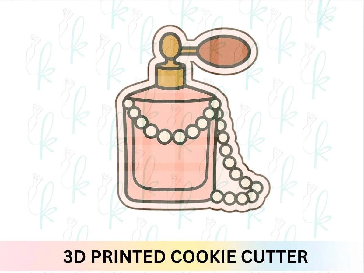 Perfume Bottle with Pearls Cookie Cutter