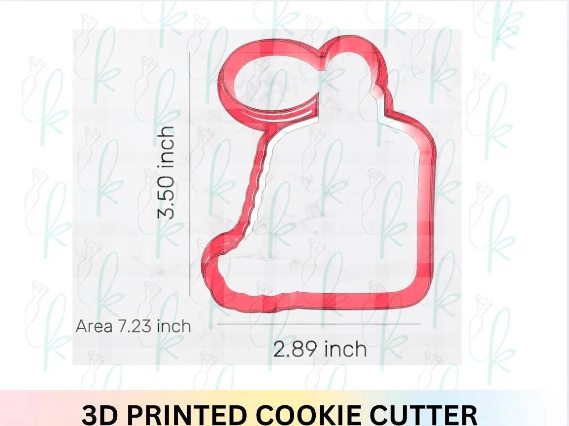 Perfume Bottle with Pearls Cookie Cutter