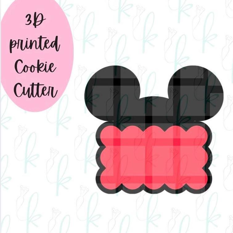 Mouse Ears Plaque Cookie Cutter